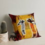Aberto Design Cojín Multicolor 43 x 43 cm